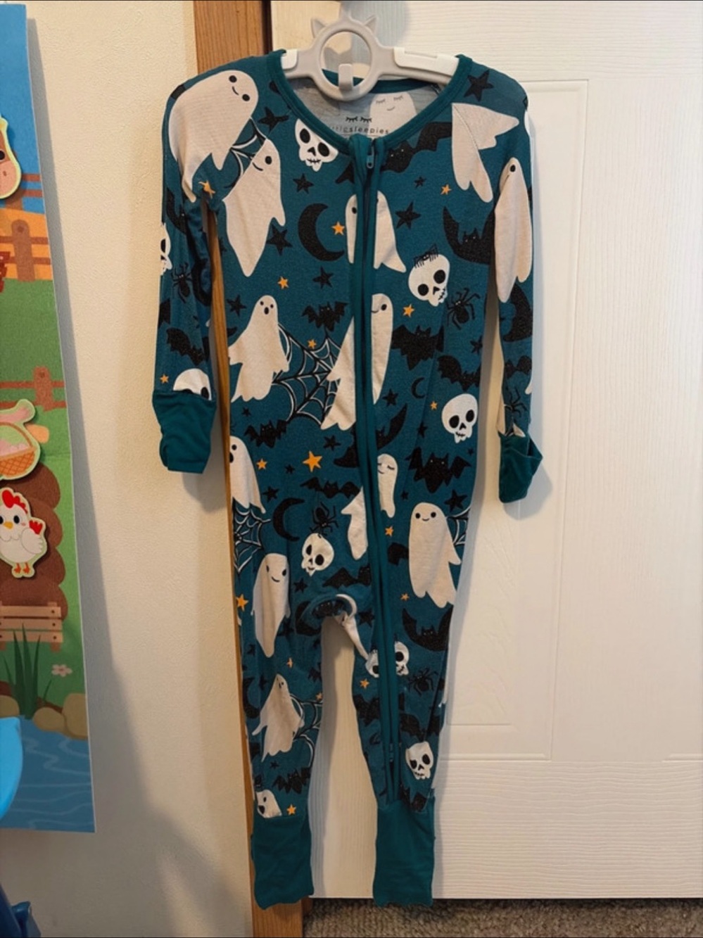 Little Sleepies Ghost Zippy 12-18m